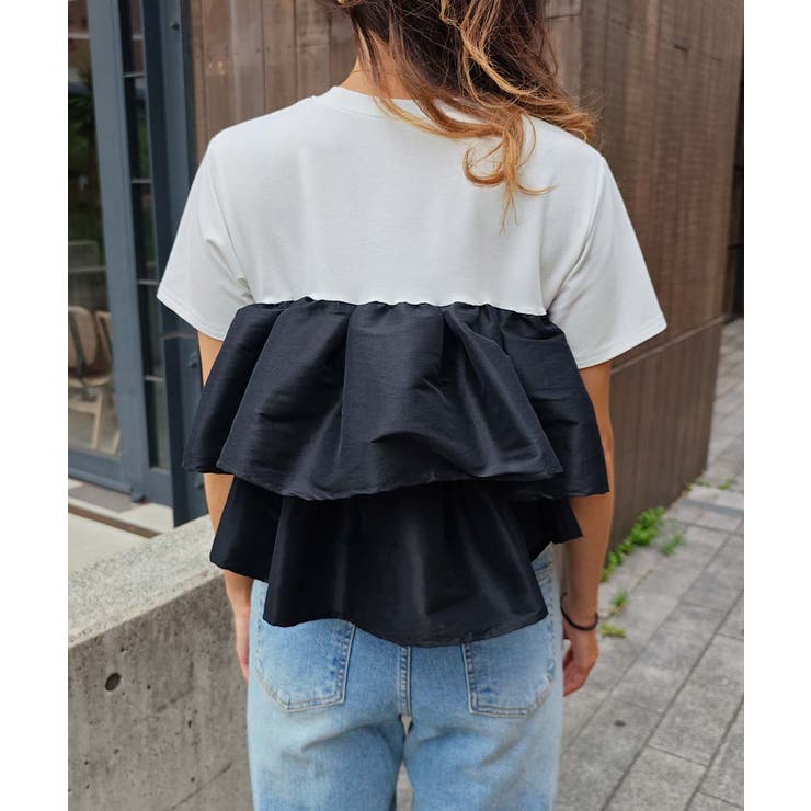 ティアードフリルTシャツesutoreja カットソー スタイルアップ | BUYSENSE | 詳細画像12 