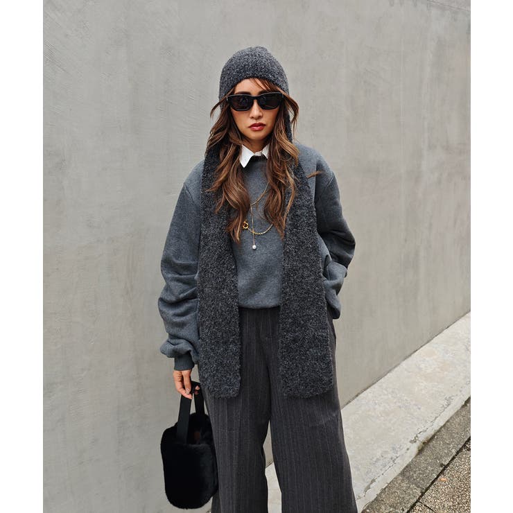 ニットキャップマフラーesutoreja マフラー スタイルアップ | BUYSENSE | 詳細画像5 