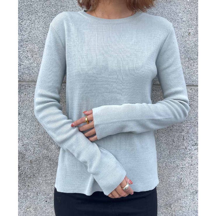 サイドカットニットトップス esutoreja ニット | BUYSENSE | 詳細画像19 