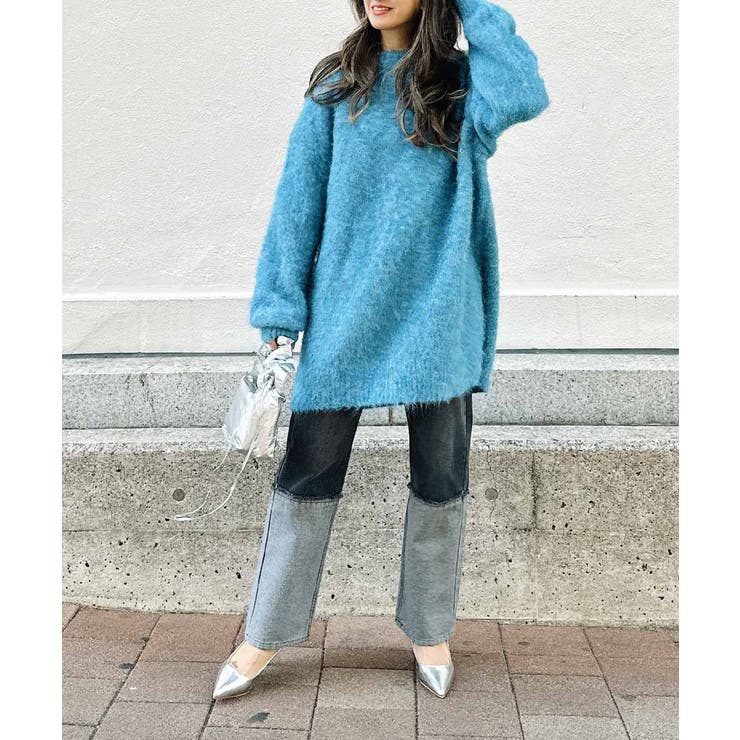 クルーネックオーバーニット esutoreja ニット | BUYSENSE | 詳細画像3 