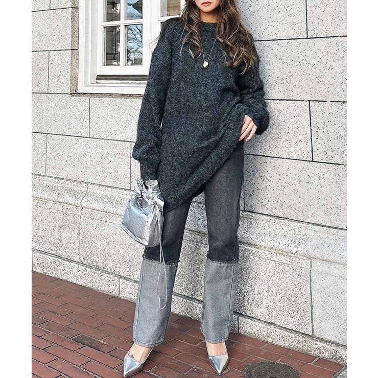 クルーネックオーバーニット esutoreja ニット | BUYSENSE | 詳細画像6 