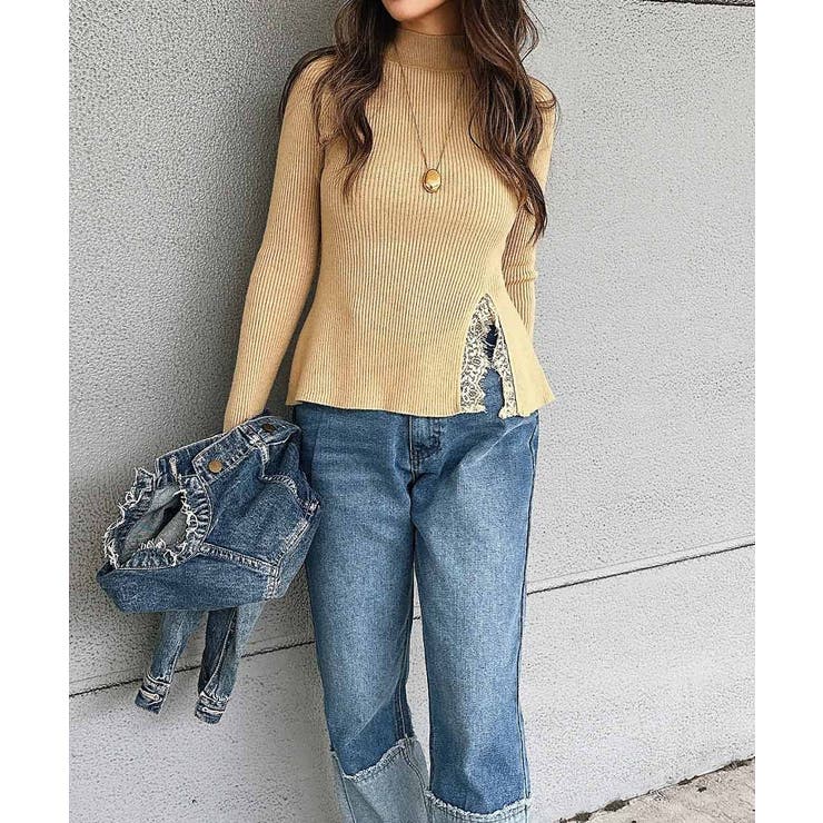 レースデザインニット esutoreja トップス レディース トレンド | BUYSENSE | 詳細画像2 