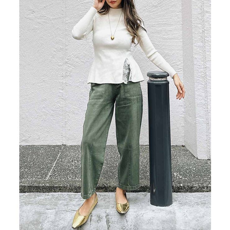 レースデザインニット esutoreja トップス レディース トレンド | BUYSENSE | 詳細画像4 