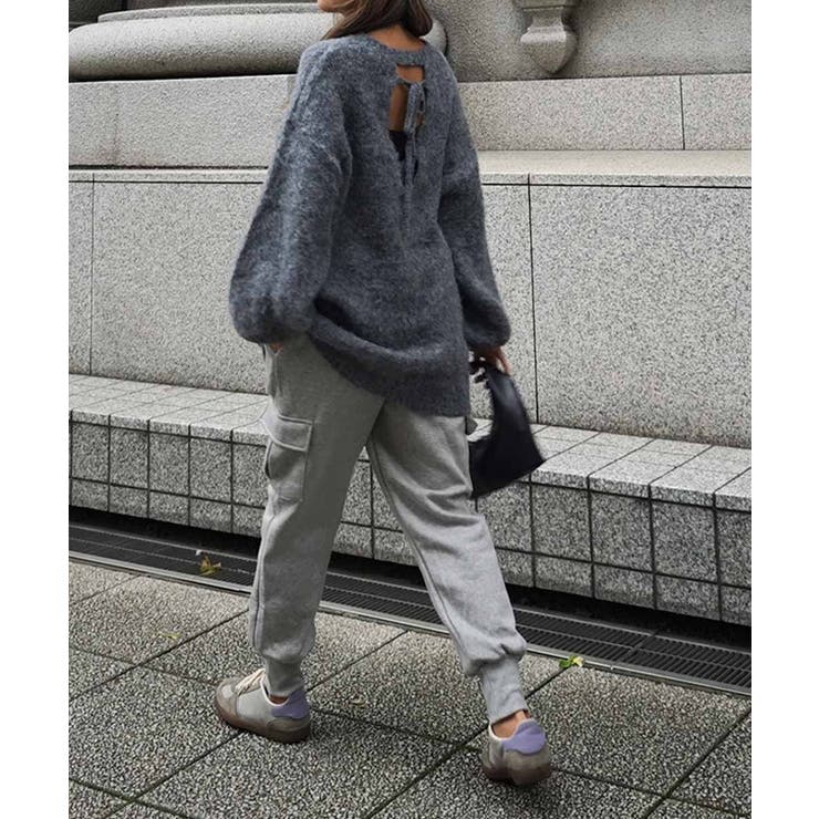 バックリボンニットesutoreja ニット スタイルアップ | BUYSENSE | 詳細画像3 