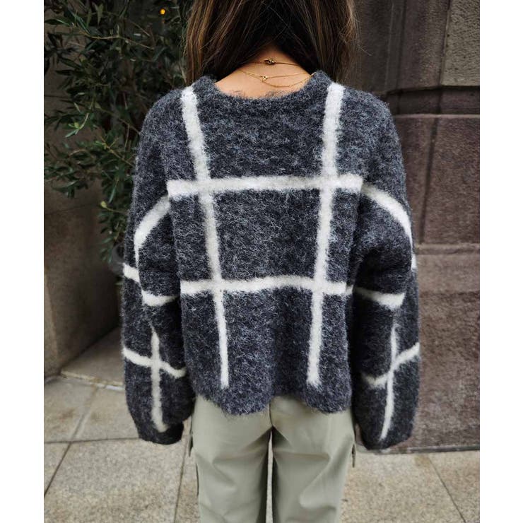 チェックショートニットesutoreja ニット スタイルアップ | BUYSENSE | 詳細画像11