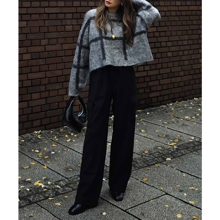 チェックショートニットesutoreja ニット スタイルアップ | BUYSENSE | 詳細画像2