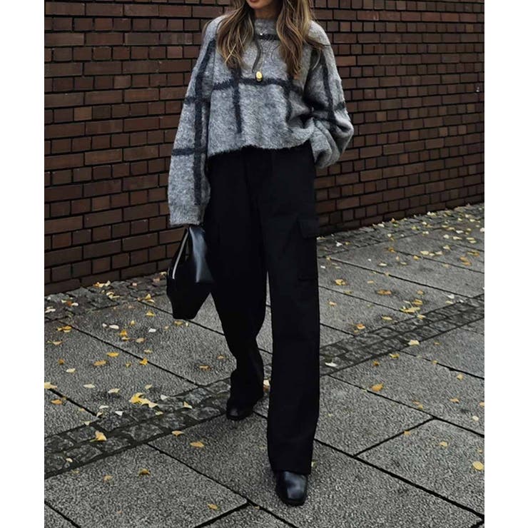 チェックショートニットesutoreja ニット スタイルアップ | BUYSENSE | 詳細画像4