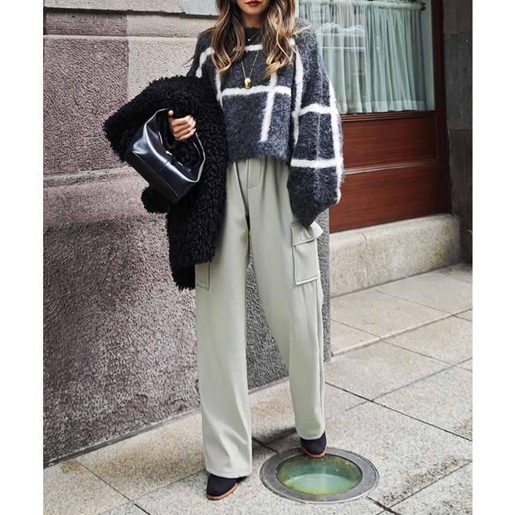 チェックショートニットesutoreja ニット スタイルアップ | BUYSENSE | 詳細画像6