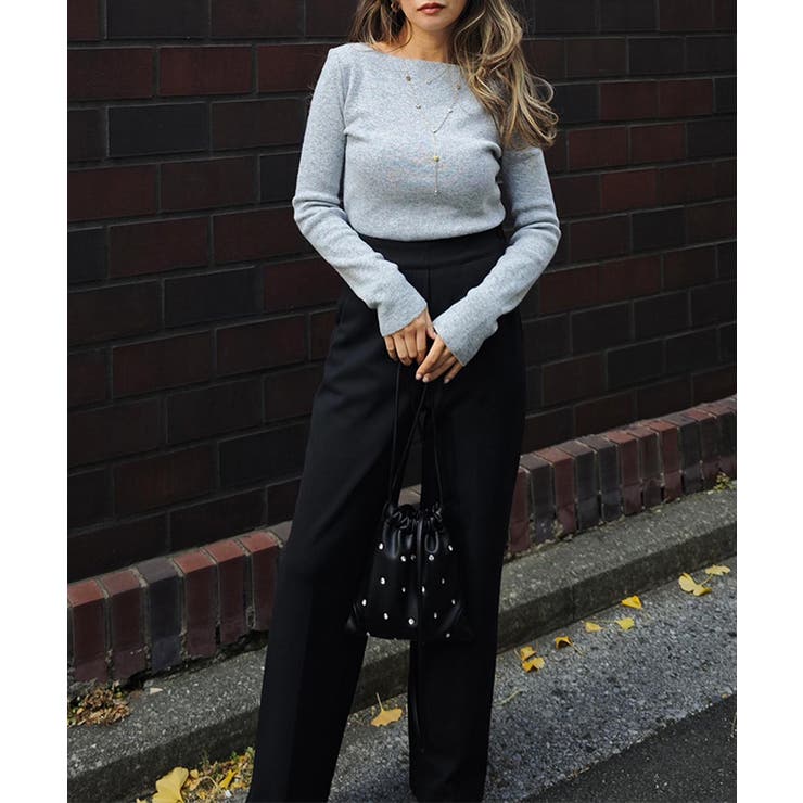 ボートネックニットesutoreja ニット スタイルアップ | BUYSENSE | 詳細画像8 