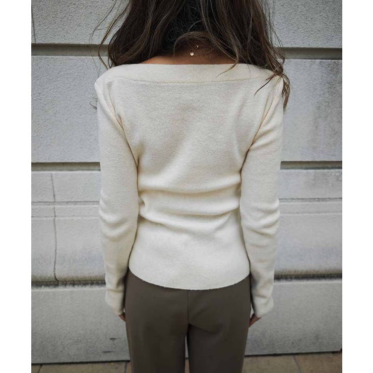 ボートネックニットesutoreja ニット スタイルアップ | BUYSENSE | 詳細画像14 