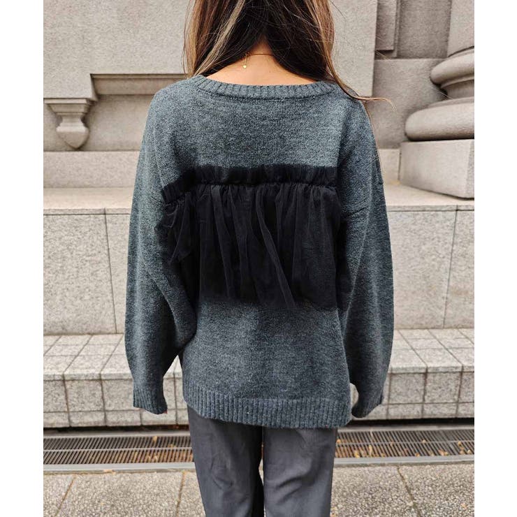 チュールニットesutoreja ニット スタイルアップ レディース トレンド | BUYSENSE | 詳細画像14 