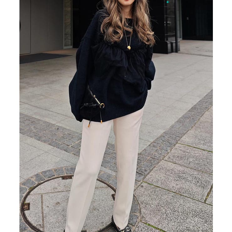 チュールニットesutoreja ニット スタイルアップ レディース トレンド | BUYSENSE | 詳細画像6 