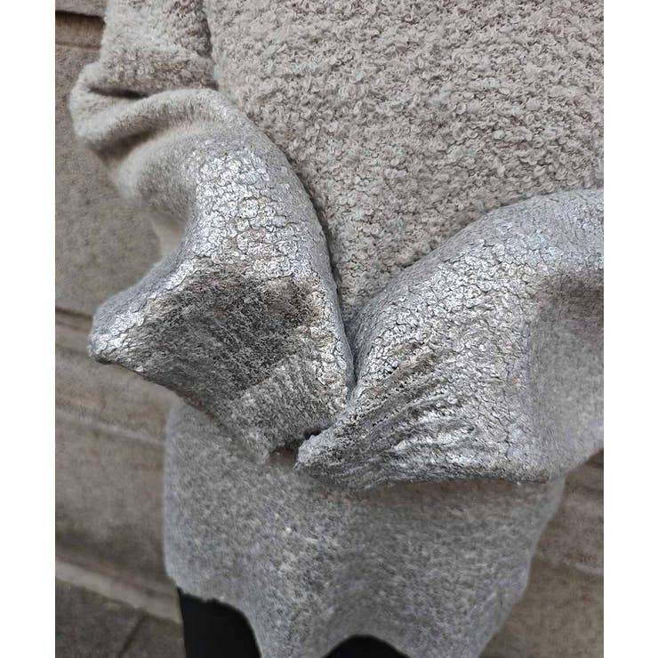 ホイルプリントニットesutoreja ニット スタイルアップ | BUYSENSE | 詳細画像12 