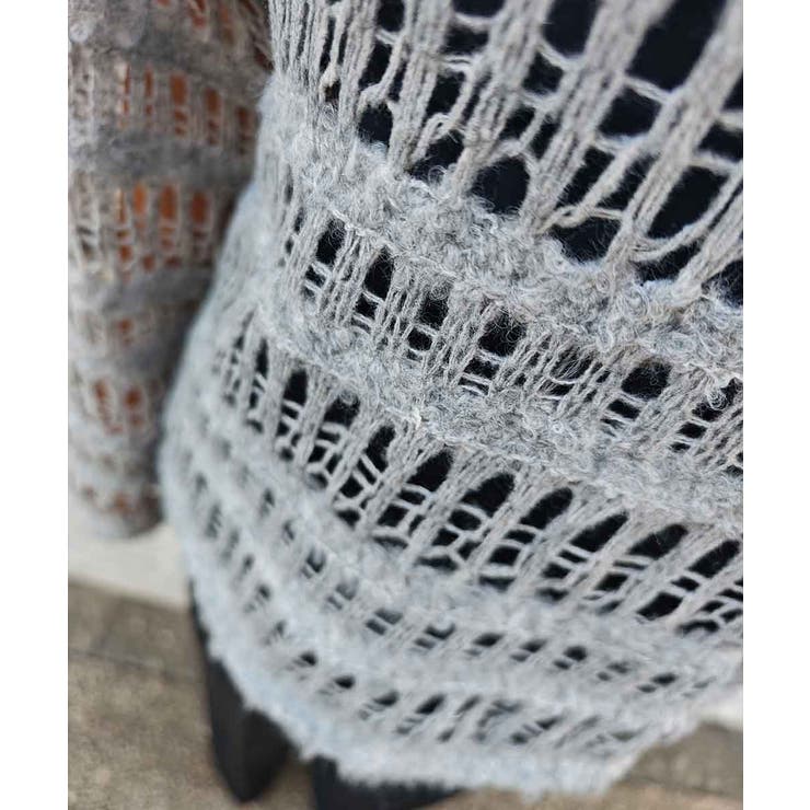 クロシェニットトップスesutoreja ニット スタイルアップ | BUYSENSE | 詳細画像16 