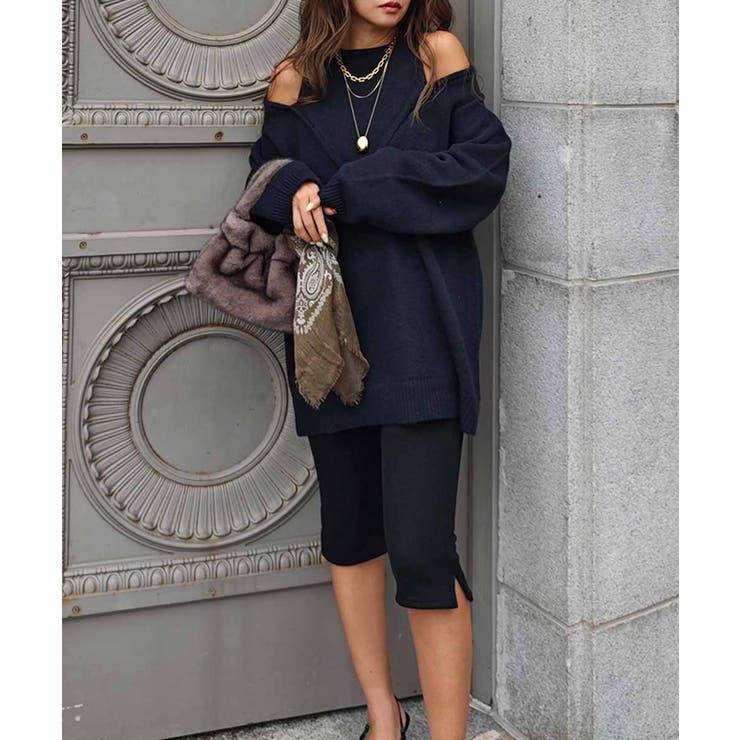 レイヤードブイネックルーズニットesutoreja ニット スタイルアップ | BUYSENSE | 詳細画像3 