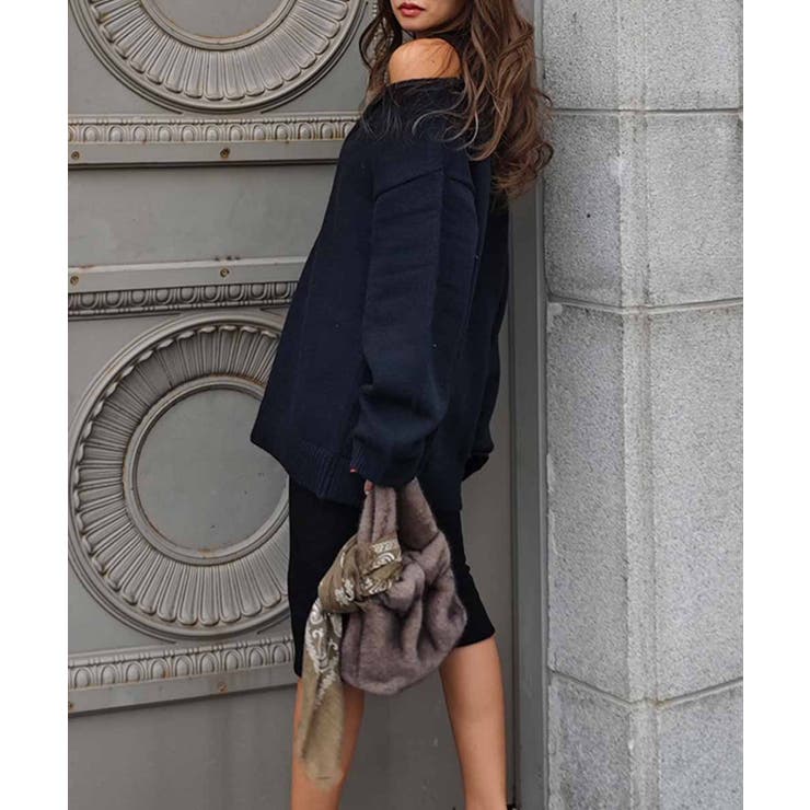 レイヤードブイネックルーズニットesutoreja ニット スタイルアップ | BUYSENSE | 詳細画像5 