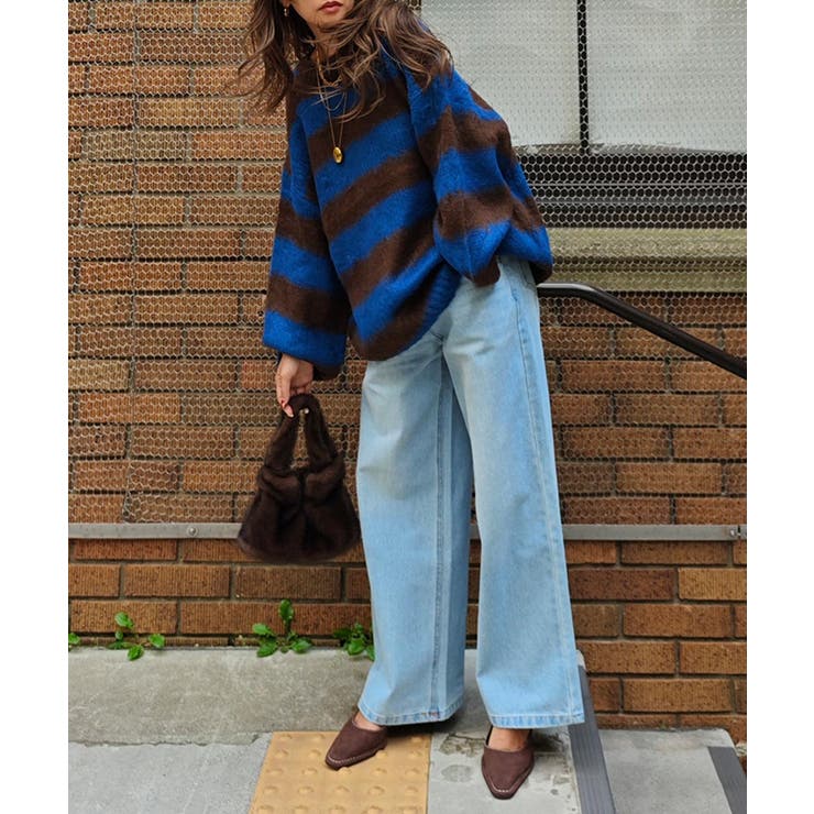 ボーダールーズニットesutoreja ニット スタイルアップ | BUYSENSE | 詳細画像12 