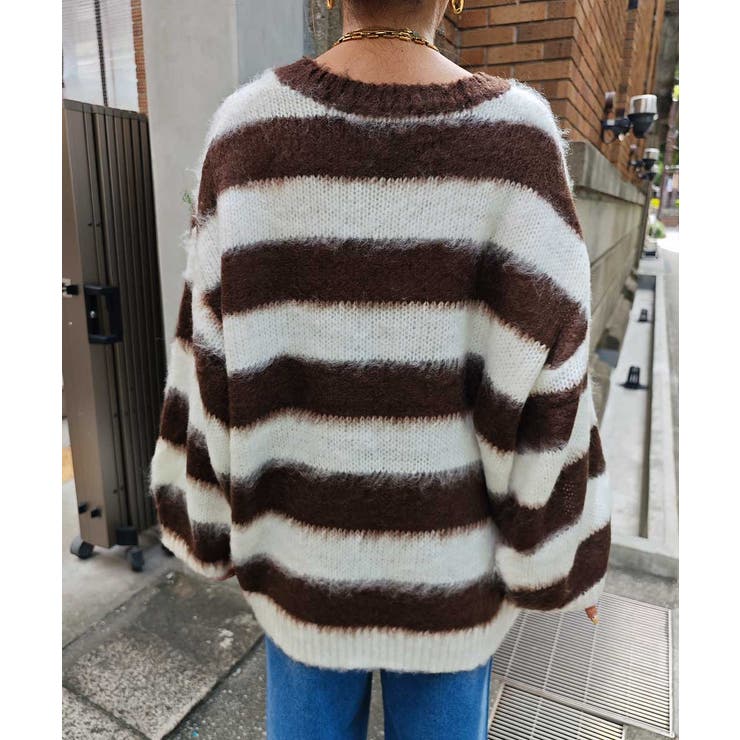 ボーダールーズニットesutoreja ニット スタイルアップ | BUYSENSE | 詳細画像17 