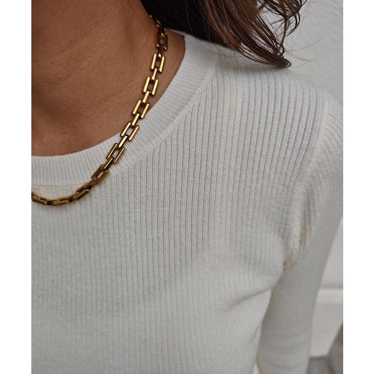 ペプラムレイヤードニットesutoreja ニット スタイルアップ | BUYSENSE | 詳細画像13 