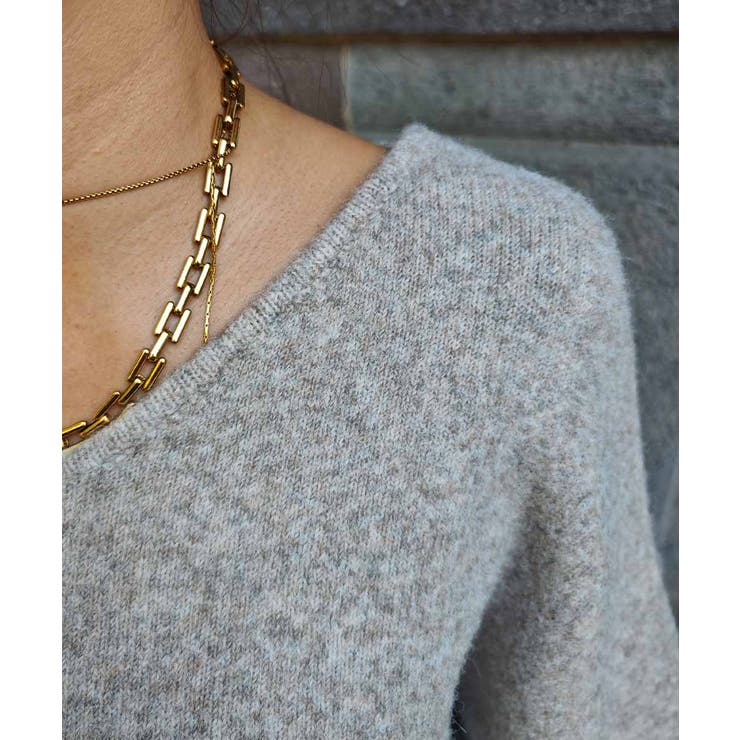 バックリボンニットプルオーバーesutoreja ニット スタイルアップ | BUYSENSE | 詳細画像14 