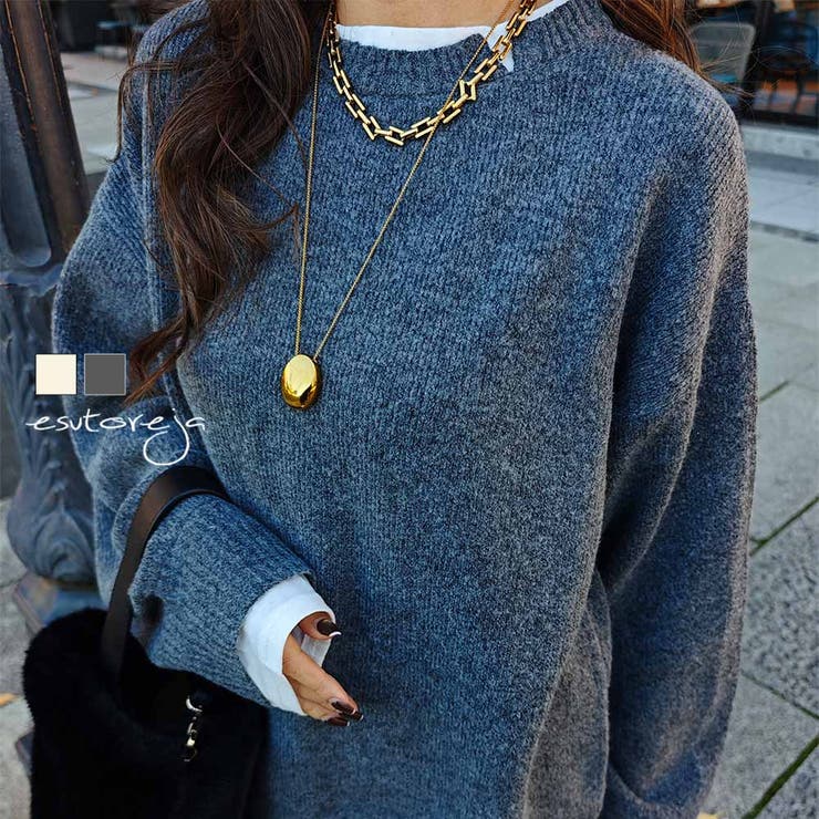 レイヤードライクニットesutoreja ニット スタイルアップ | BUYSENSE | 詳細画像1 