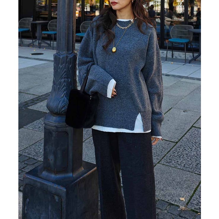 レイヤードライクニットesutoreja ニット スタイルアップ | BUYSENSE | 詳細画像2 