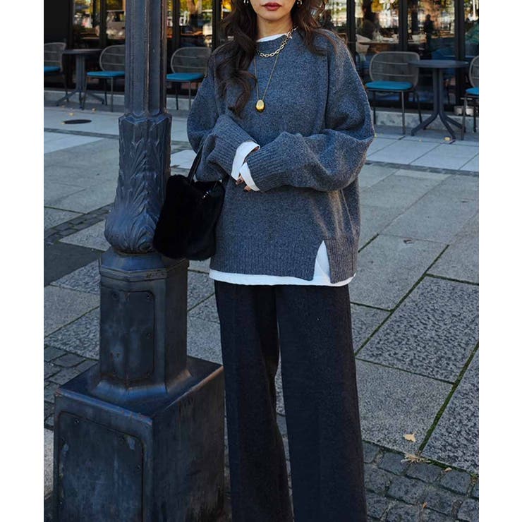 レイヤードライクニットesutoreja ニット スタイルアップ | BUYSENSE | 詳細画像3 