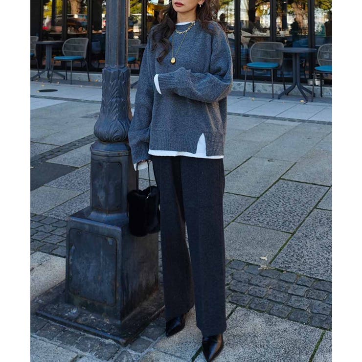 レイヤードライクニットesutoreja ニット スタイルアップ | BUYSENSE | 詳細画像4 