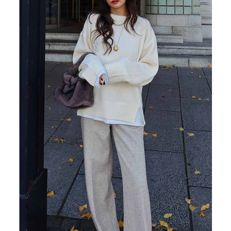 レイヤードライクニットesutoreja ニット スタイルアップ | BUYSENSE | 詳細画像5 