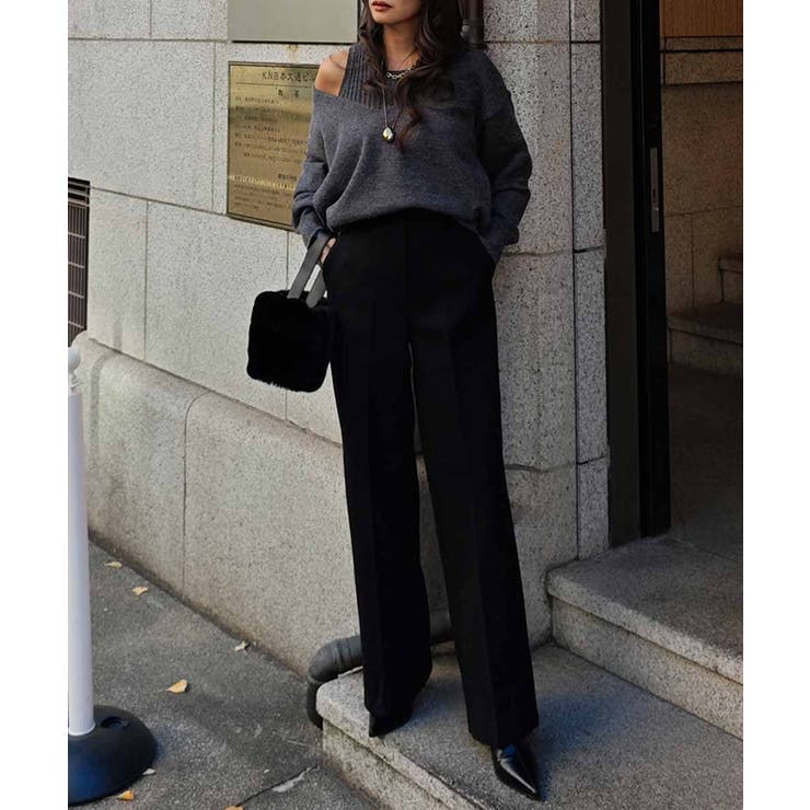 タンクレイヤードVネックニットesutoreja ニット スタイルアップ | BUYSENSE | 詳細画像8 