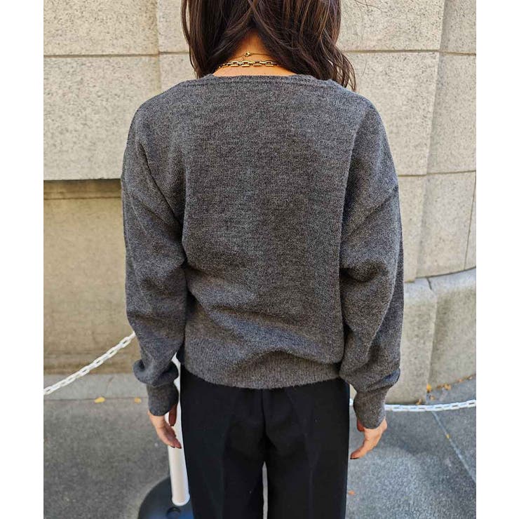 タンクレイヤードVネックニットesutoreja ニット スタイルアップ | BUYSENSE | 詳細画像16 