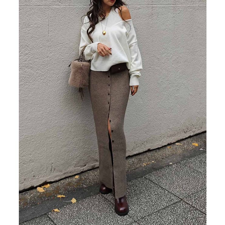 タンクレイヤードVネックニットesutoreja ニット スタイルアップ | BUYSENSE | 詳細画像3 