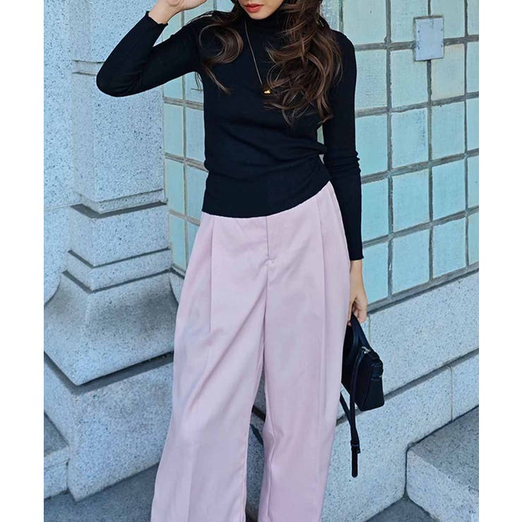 タートルネックリブニットトップスesutoreja ニット スタイルアップ | BUYSENSE | 詳細画像4 