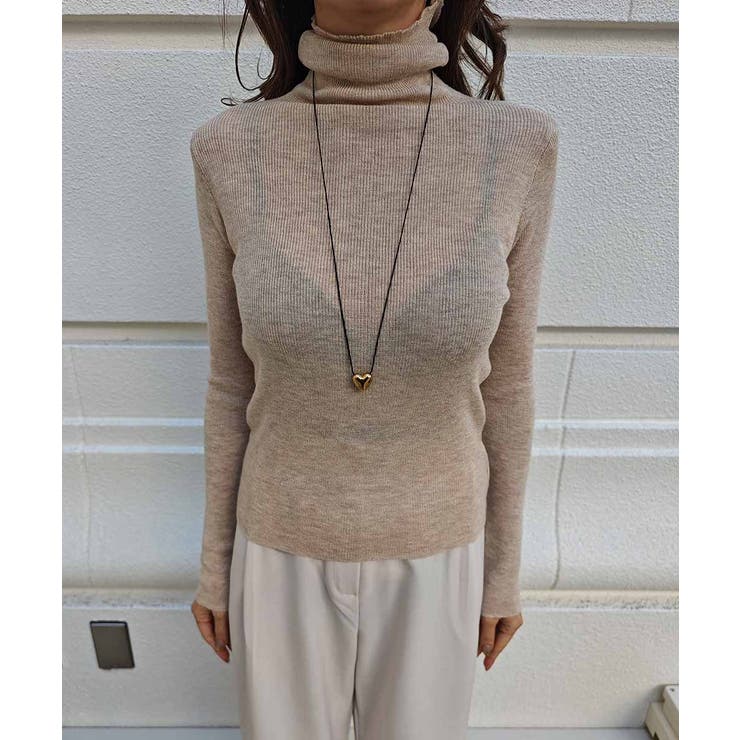タートルネックリブニットトップスesutoreja ニット スタイルアップ | BUYSENSE | 詳細画像15 
