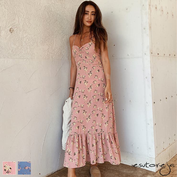 フラワーソフトタイトワンピース esutoreja ワンピース | BUYSENSE | 詳細画像1 