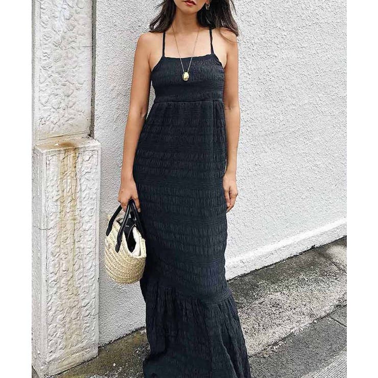 シャーリングロングドレス esutoreja ワンピース | BUYSENSE | 詳細画像4 