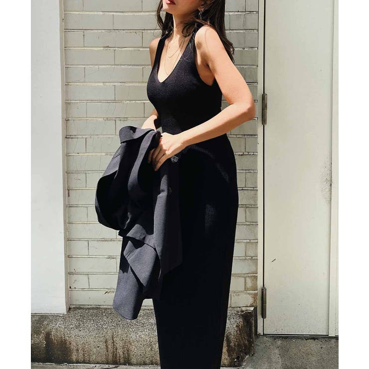 バックデザインリブドレス esutoreja ワンピース レディース トレンド | BUYSENSE | 詳細画像8 