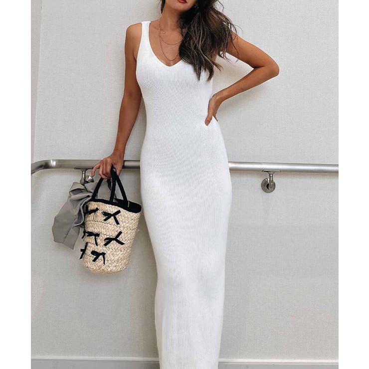 バックデザインリブドレス esutoreja ワンピース レディース トレンド | BUYSENSE | 詳細画像2 