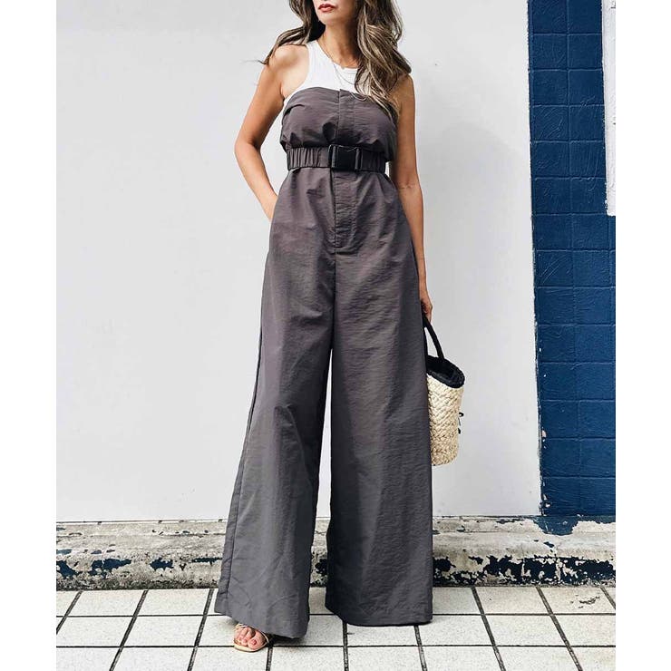 ワイドパンツロンパース esutoreja ボトム レディース トレンド | BUYSENSE | 詳細画像7 