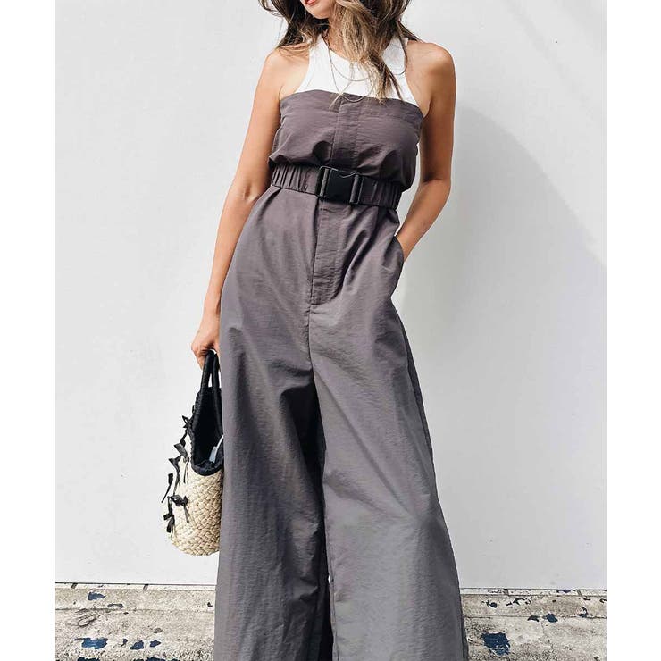 ワイドパンツロンパース esutoreja ボトム レディース トレンド | BUYSENSE | 詳細画像6 