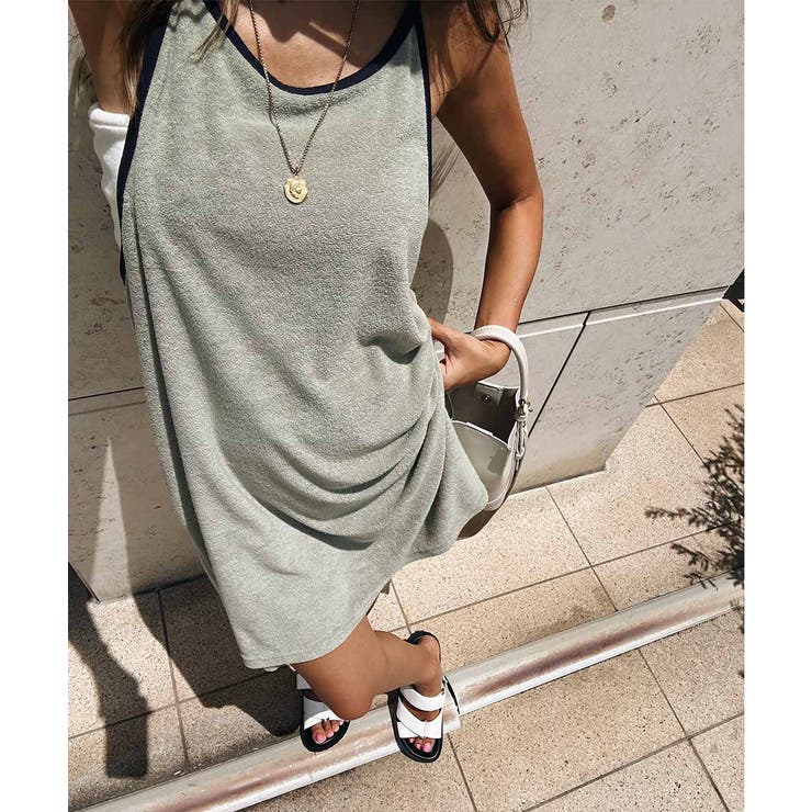 パイルバイカラードレス esutoreja ワンピース レディース トレンド | BUYSENSE | 詳細画像7 