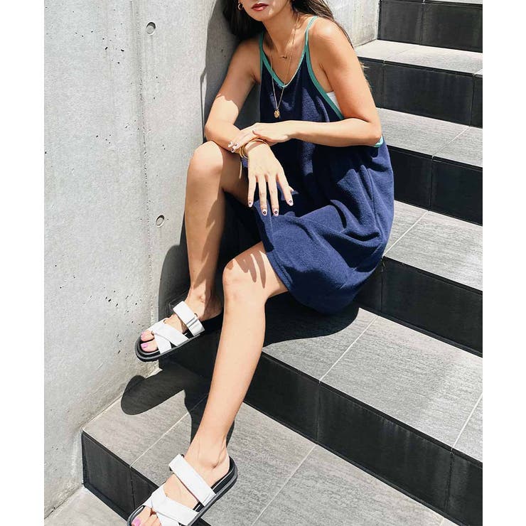 パイルバイカラードレス esutoreja ワンピース レディース トレンド | BUYSENSE | 詳細画像8 