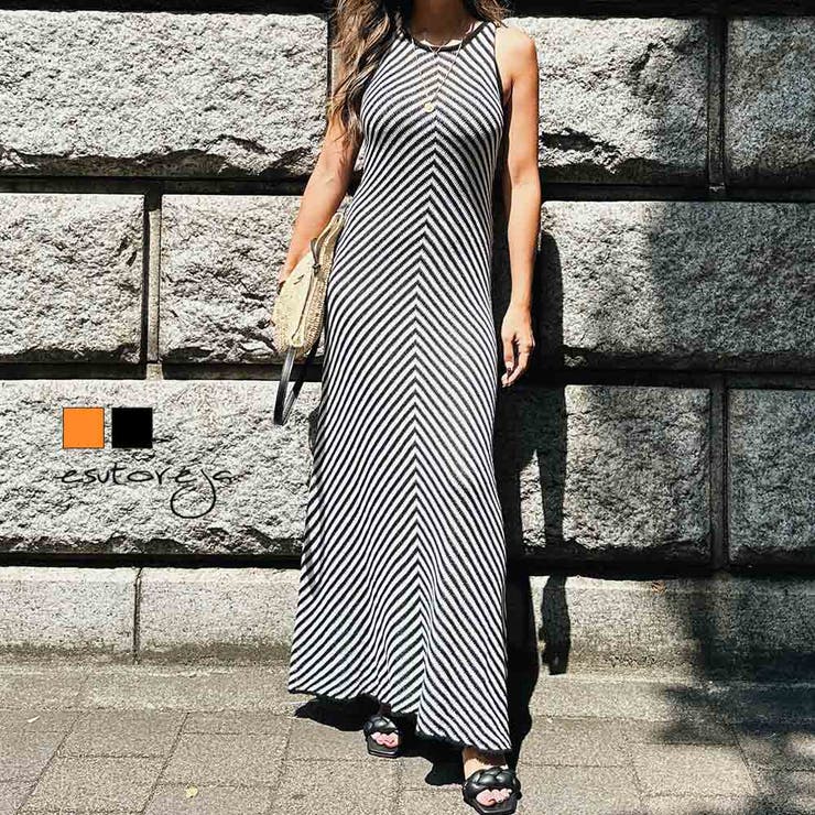 サマーニットロングドレス esutoreja ワンピース レディース トレンド | BUYSENSE | 詳細画像1 