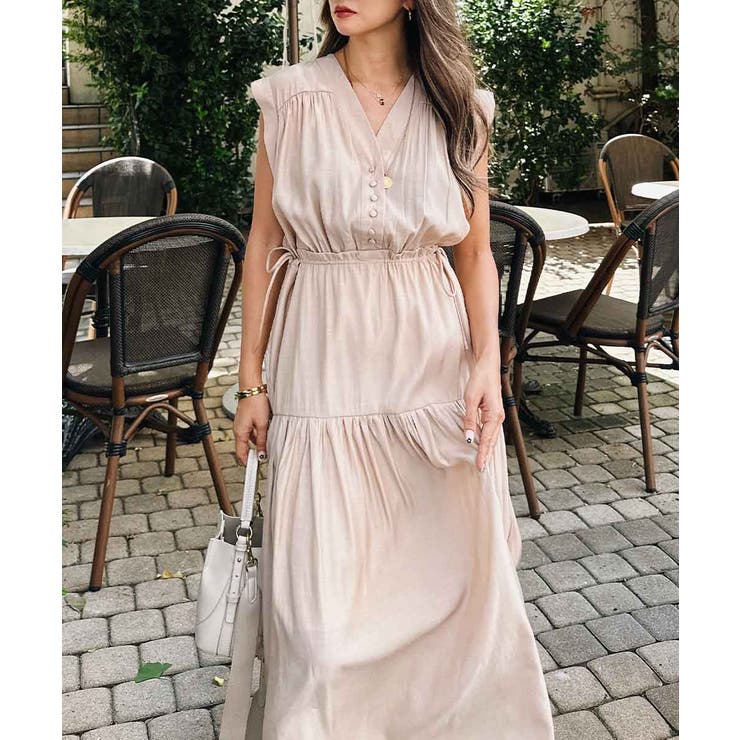 ウエストリボンロングドレスesutoreja ワンピース レディース トレンド | BUYSENSE | 詳細画像4 