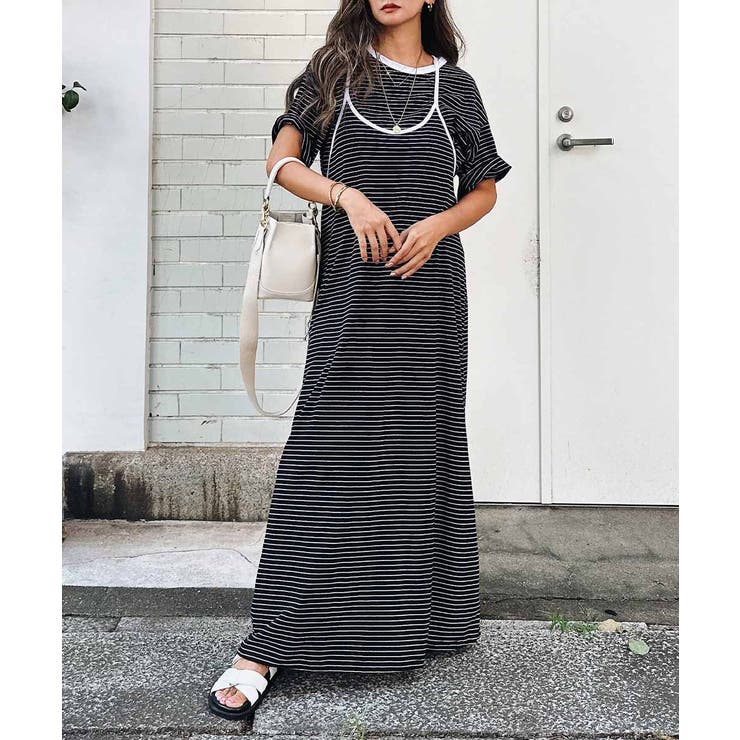 ボーダーTシャツセットesutoreja ワンピース レディース トレンド | BUYSENSE | 詳細画像3 