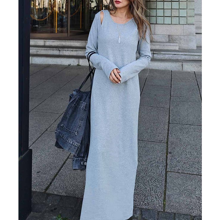 カットアウトリブワンピースesutoreja ワンピース スタイルアップ | BUYSENSE | 詳細画像6 
