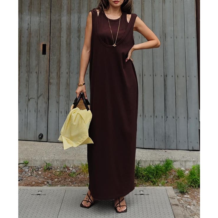 レイヤードリブワンピースesutoreja ワンピース スタイルアップ | BUYSENSE | 詳細画像10 