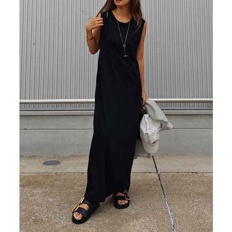 レイヤードリブワンピースesutoreja ワンピース スタイルアップ | BUYSENSE | 詳細画像5 