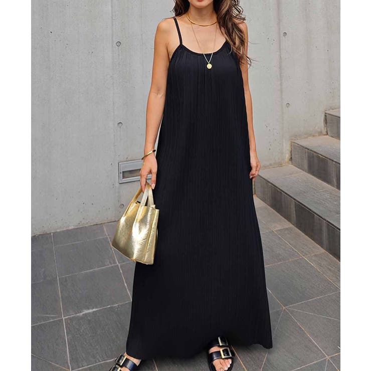 プリーツキャミソールワンピースesutoreja ワンピース スタイルアップ | BUYSENSE | 詳細画像12 