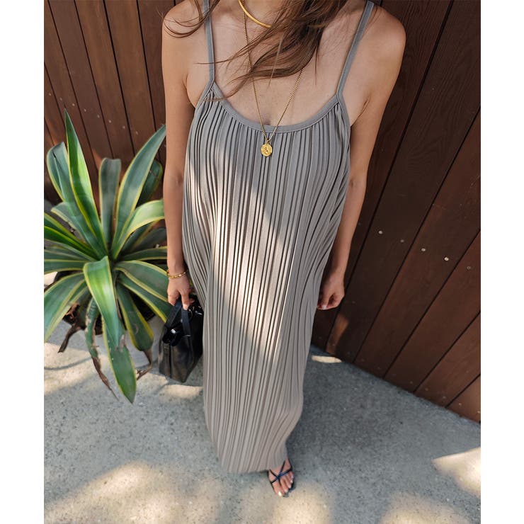 プリーツキャミソールワンピースesutoreja ワンピース スタイルアップ | BUYSENSE | 詳細画像5 